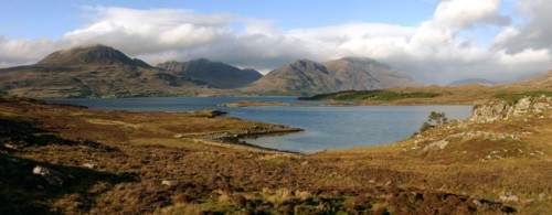 Loch Torridon and the Torridon Hills, Highland, Scotland.