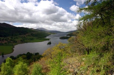 Queen's View, Loch Tummel, Perth and Kinross, Scotland.