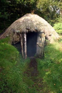 Black house, Colbost Folk Museum, Skye, Highland, Scotland.