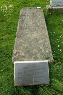 Charles MacArthur's grave, Kilmuir Graveyard, Skye, Highland, Scotland.