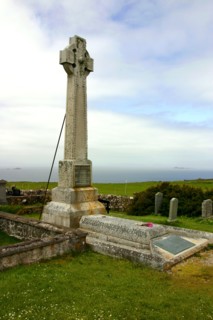 Flora MacDonald's memorial, Kilmuir Graveyard, Skye, Highland, Scotland.
