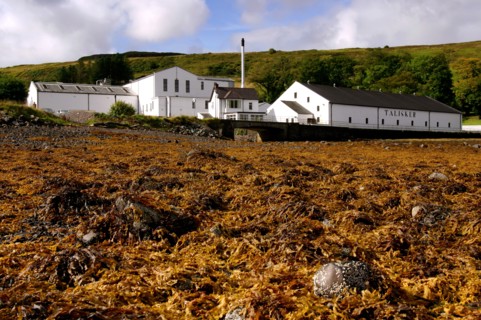 Talisker Distillery, Isle of Skye, Highland, Scotland.