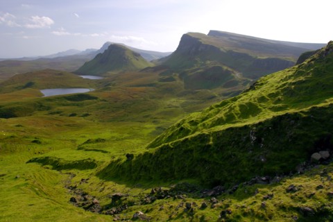 Quiraing, Isle of Skye, Highland, Scotland.