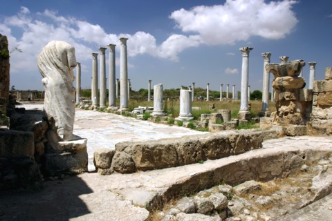 The gymnasium, Salamis, North Cyprus.