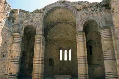 Byzantine chapel, St Hilarion Castle, North Cyprus.