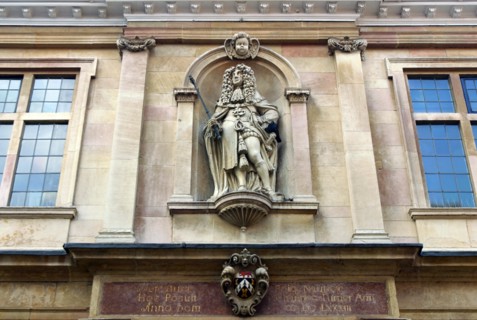 Charles II on Custom House, Kings Lynn, Norfolk.