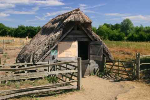 West Stow Country Park and Anglo-Saxon Village, Bury St Edmund's, Suffolk.