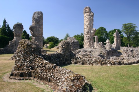 Abbey Ruins, Bury St Edmunds, England.