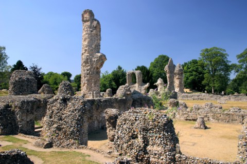 Abbey Ruins, Bury St Edmunds, England.
