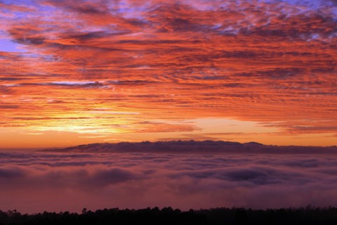 Sunset, Parque Nacional del Teide, Tenerife, Canary Islands, 2007.