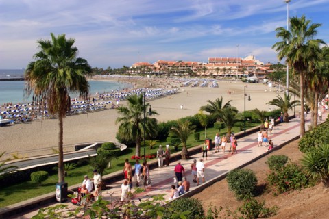 Playa de las Vistas, Los Cristianos, Tenerife, Canary Islands, 2007.