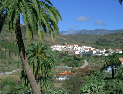 Fataga, mountain village, Gran Canaria, Canary Islands.