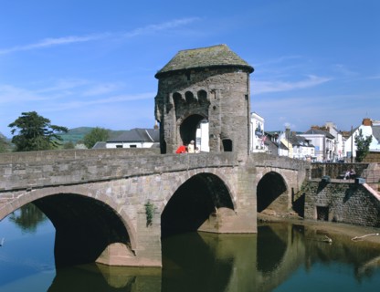 Narrow Bridge, Monmouth, Monmouthshire, Wales.