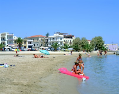 Beach, Rethymnon, Crete, Greece.