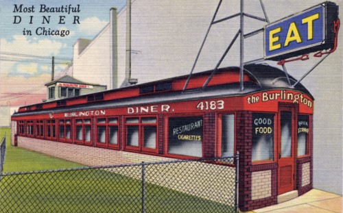 'The Most Beautiful Diner in Chicago', postcard, 1942. Artist: Unknown