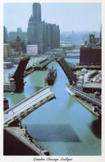Greater Chicago bridges, Illinois, USA, 1953. Artist: Unknown
