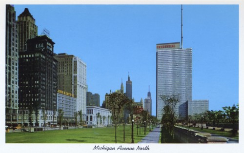 Michigan Avenue, Chicago, Illinois, USA, 1957. Artist: Unknown
