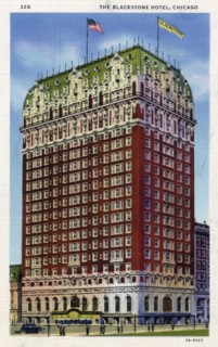 The Blackstone Hotel, Chicago, Illinois, USA, 1933. Artist: Unknown