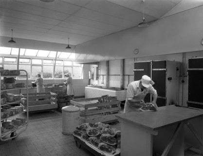The Danish Bacon Company factory, Kilnhurst, South Yorkshire, 1957. Artist: Michael Walters