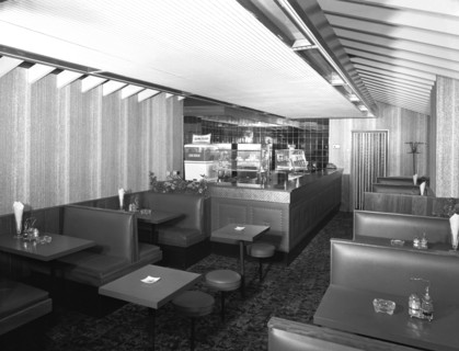 Interior of the 'Wishing Well' cafe, South Yorkshire, 1960s. Artist: Michael Walters