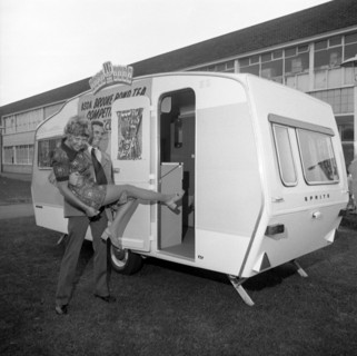 Caravan winners, Rotherham, South Yorkshire, 1972.  Artist: Michael Walters