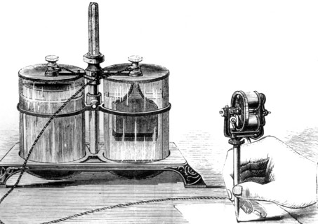 Edison's electric pen, c1876. Artist: Unknown