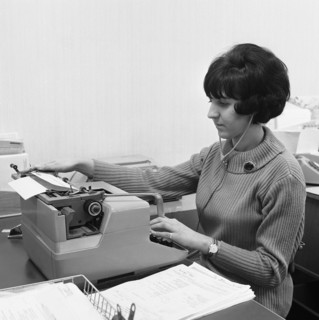 Typist, 1967. Artist: Michael Walters