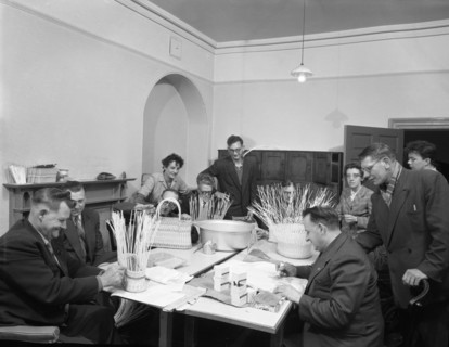 Retraining at a paraplegic centre in Pontefract, West Yorkshire, 1960. Artist: Michael Walters
