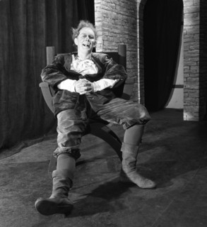 Character from a production of Shakespeare's Twelfth Night, Worksop College, Derbyshire, 1960. Artist: Michael Walters