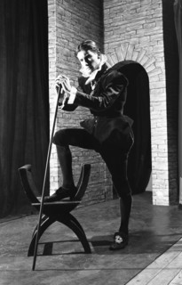 Character from a production of Shakespeare's Twelfth Night, Worksop College, Derbyshire, 1960. Artist: Michael Walters