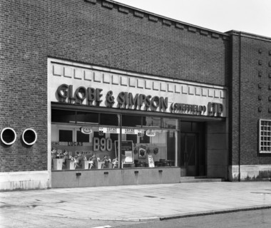 Globe & Simpson shop window, Nottingham, Nottinghamshire, 1961. Artist: Michael Walters