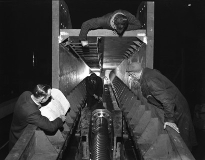 Engineers working at Husband & Co, Chesterfield, Derbyshire, 1962. Artist: Michael Walters