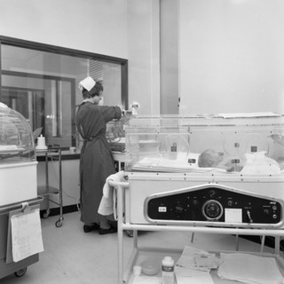 Special care unit for premature babies, Nether Edge Hospital, Sheffield, South Yorkshire, 1969. Artist: Michael Walters