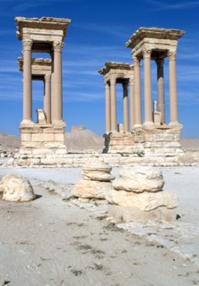 The Tetrapylon, Palmyra, Syria.
