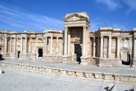 The theatre, Palmyra, Syria.
