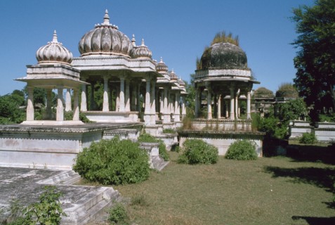 Royal cenotaphs, Ahar, Udaipur, Rajasthan, India.