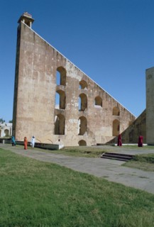 Astronomical instrument, Jaipur Observatory, Rajasthan, India.