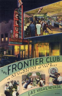 The Frontier Club, Las Vegas, Nevada, USA, 1941. Artist: Unknown