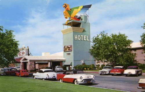 Thunderbird Hotel, Las Vegas, Nevada, USA, 1956. Artist: Unknown