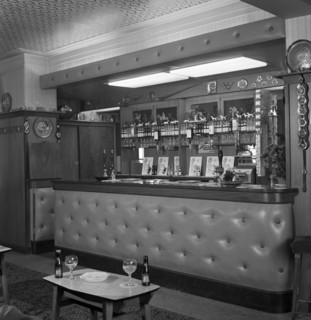 Bar of the Cavalier pub, Ravenfield, near Rotherham, South Yorkshire, 1963. Artist: Michael Walters