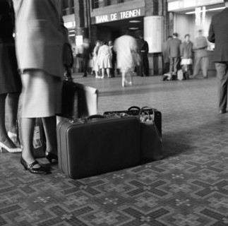 On the concourse of Centraal Station, Amsterdam, Netherlands, 1963. Artist: Michael Walters