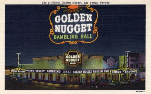 'The $1,000,000 Golden Nugget, Las Vegas, Nevada', postcard, 1948. Artist: Unknown
