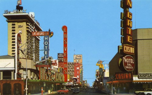 Fremont Street, Las Vegas, Nevada, USA, 1968. Artist: Unknown