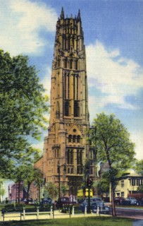 Riverside Church, New York City, New York, USA, 1951. Artist: Unknown
