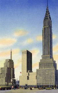 Chrysler Building and Chrysler Building East, New York City, New York, USA, 1951. Artist: Unknown