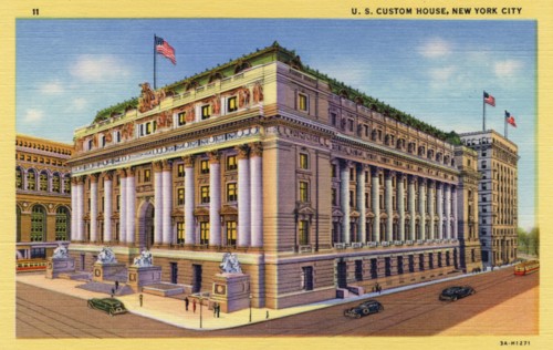 US Custom House, New York City, New York, USA, 1933. Artist: Unknown