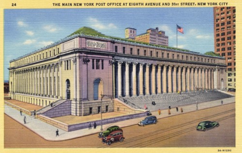 The main New York Post Office, New York City, New York, USA, 1933. Artist: Unknown