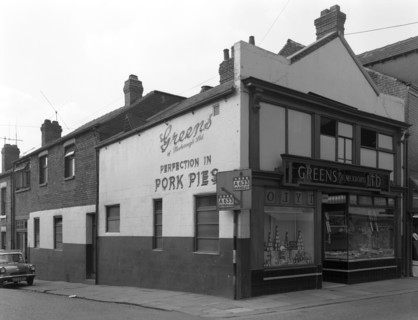 Green's of Mexboro Ltd, shop in Mexborough, South Yorkshire, 1963.  Artist: Michael Walters