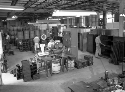 Jowitt & Rogers factory, Philadelphia, Pennsylvania, USA, 1963.  Artist: Michael Walters