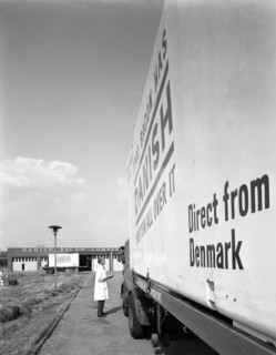 Bacon delivery from Denmark, Kilnhurst, South Yorkshire, 1964.  Artist: Michael Walters